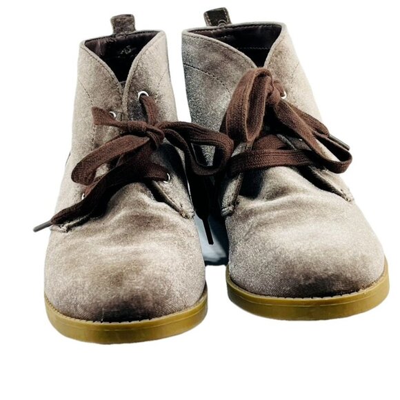 Indigo Rd. Womens Velvet Lace-Up Ankle Boots Size 6M Brown - Picture 2 of 12